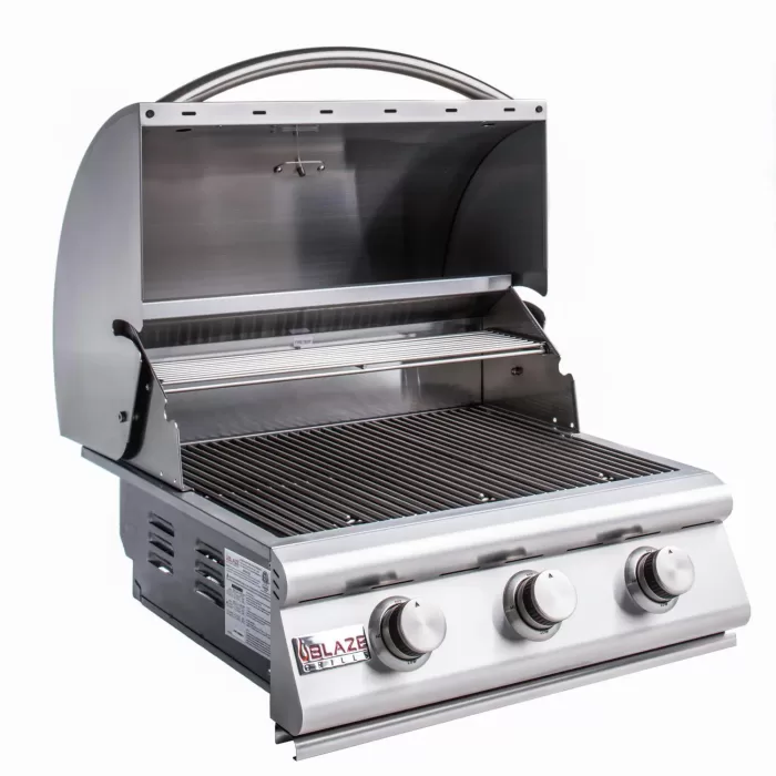 Blaze Prelude LBM 25-Inch 3-Burner Built-In Propane Gas Grill - BLZ-3LBM-LP - Image 3