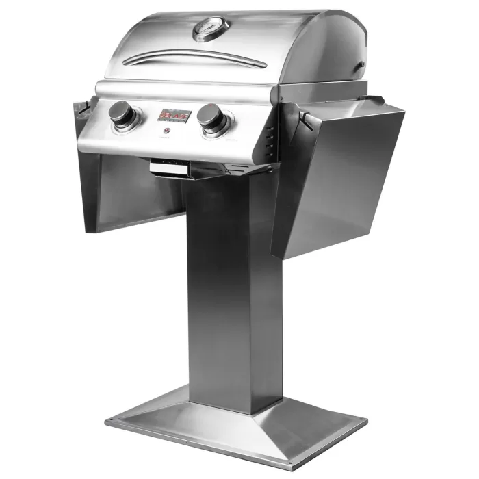 Blaze 21-Inch 1500 Watt Electric Grill On Pedestal With Side Shelves - BLZ-ELEC-21 - Image 11